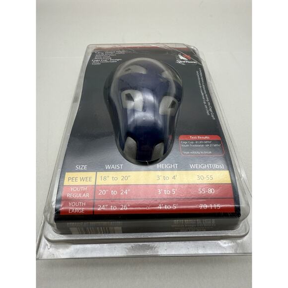 1pc Safetgard Youth Boxer Brief White/Grey w/Blue Cage Cup, Youth Regular*READ - Picture 14 of 15